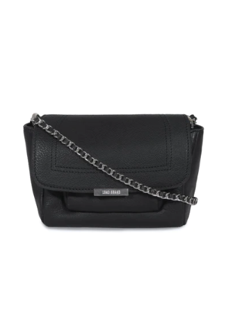 Chain_Silver Leather Bag