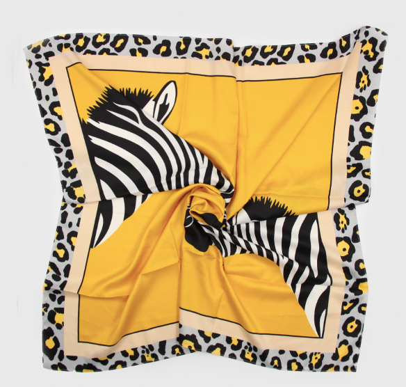 PAÑUELO CEBRA AMARILLO