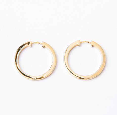 Argollas Classic Hoop Gold