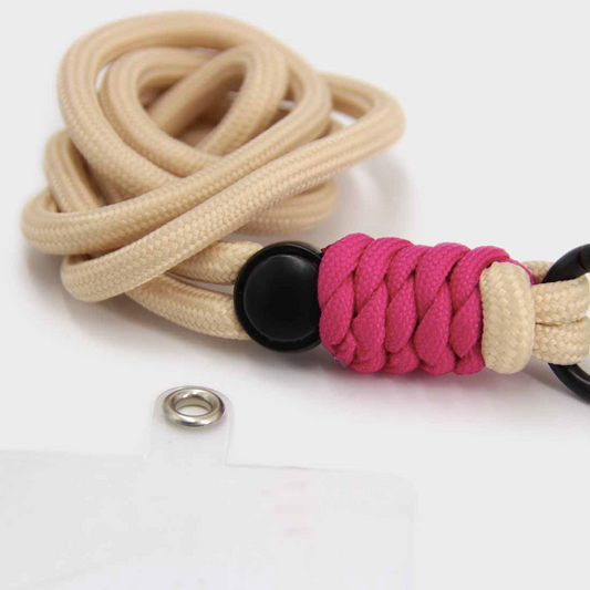 STRAP CUERDA NUDO AJUSTABLE LISO BEIGE