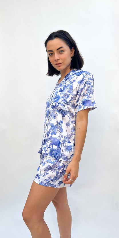 PIJAMA SINGAPURA SELVA AZUL