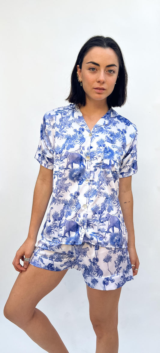 PIJAMA SINGAPURA SELVA AZUL