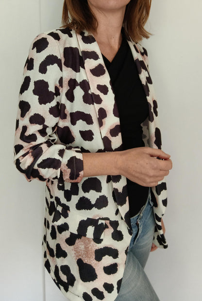 Blazer animal print