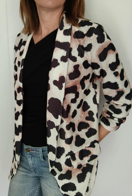 Blazer animal print