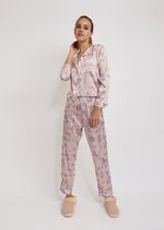 Cargar imagen en el visor de la galería, PIJAMA BOMBAY LEOPARDOS LILAC
