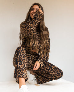 PANTALON LOLA PRINT CAFÉ